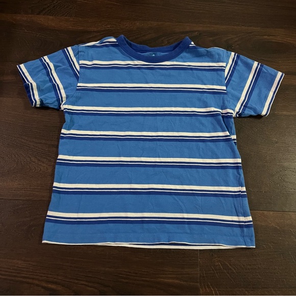 Crewcuts Other - Crewcuts Blue and White Striped Tee Boys size small 6/7